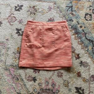 LOFT Coral Pencil Mini Skirt for Casual Occasions